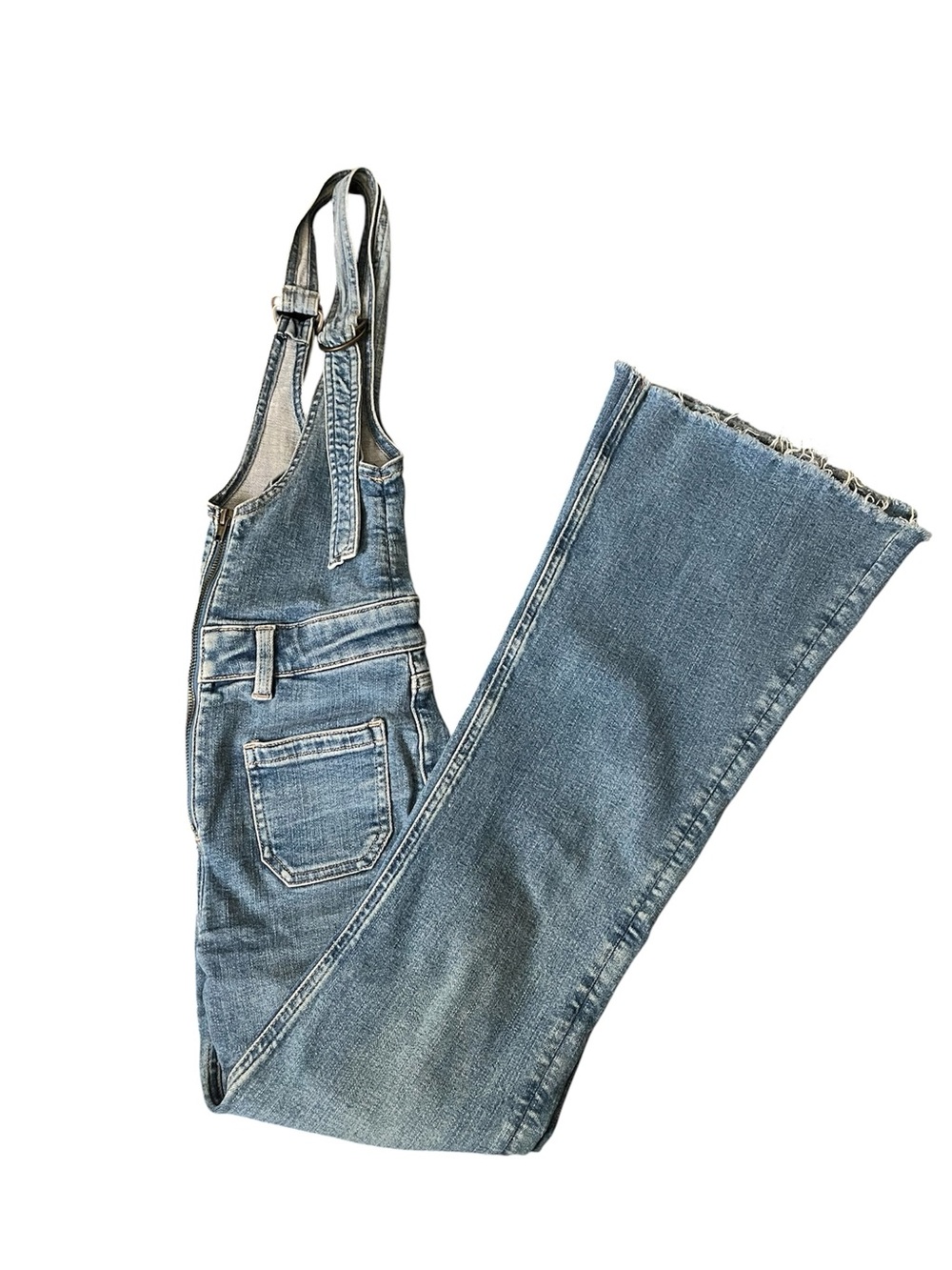 American Eagle Outfitters Light Blue Denim Overalls Jumpsuit